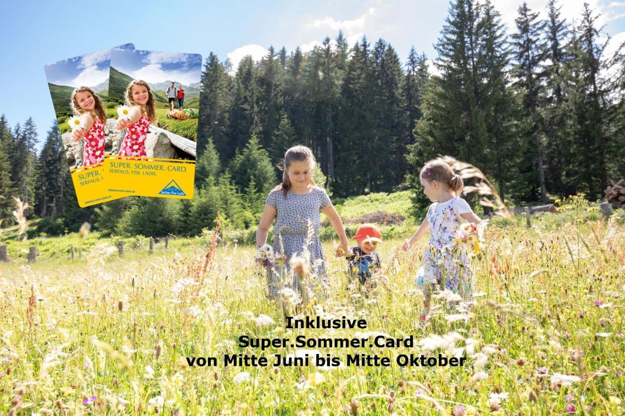 Laudegghof Ladis Inklusive Sommer Bergbahnticket Kültér fotó